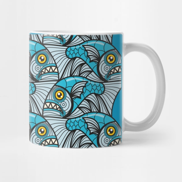 Escher Fish Pattern I by Maxsomma